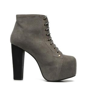Grey Suede Jeffrey Campbell Litas